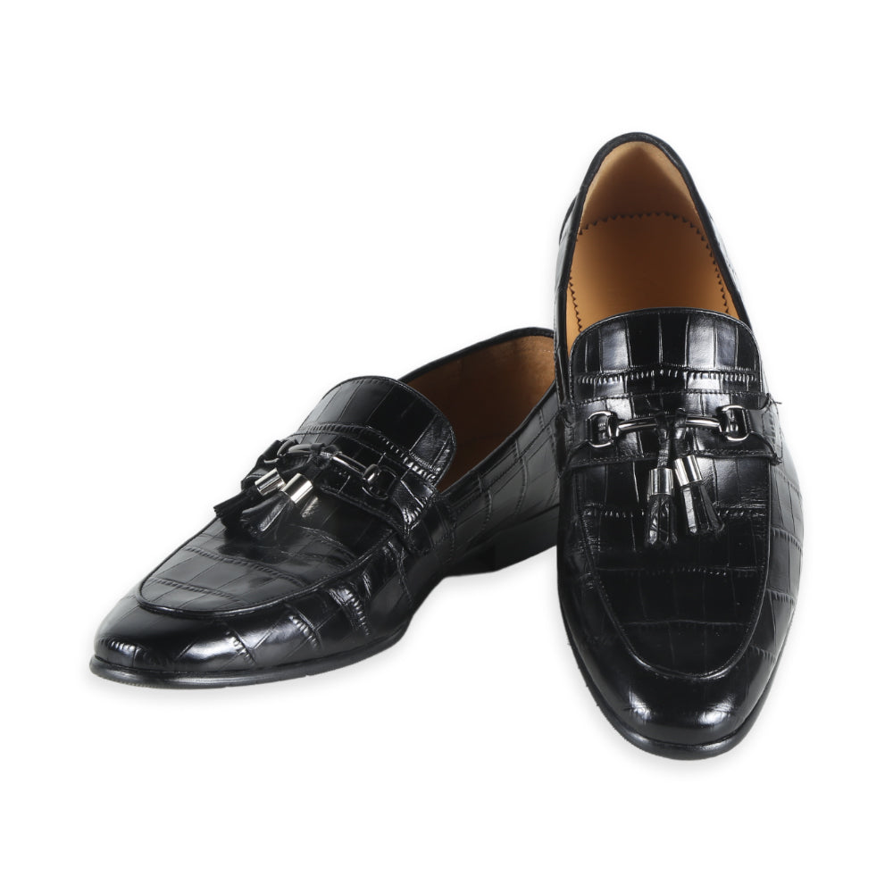 EXCELLENT MEN SHOES A195-045 BLACK IR 44