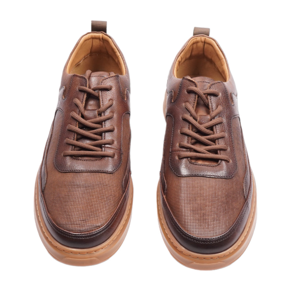 EXCELLENT MEN SHOES B16-1 COFE IR 43