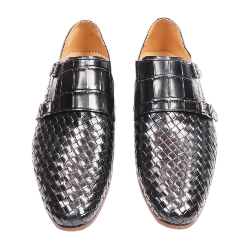 EXCELLENT MEN SHOES A86-15 BLK IR 43
