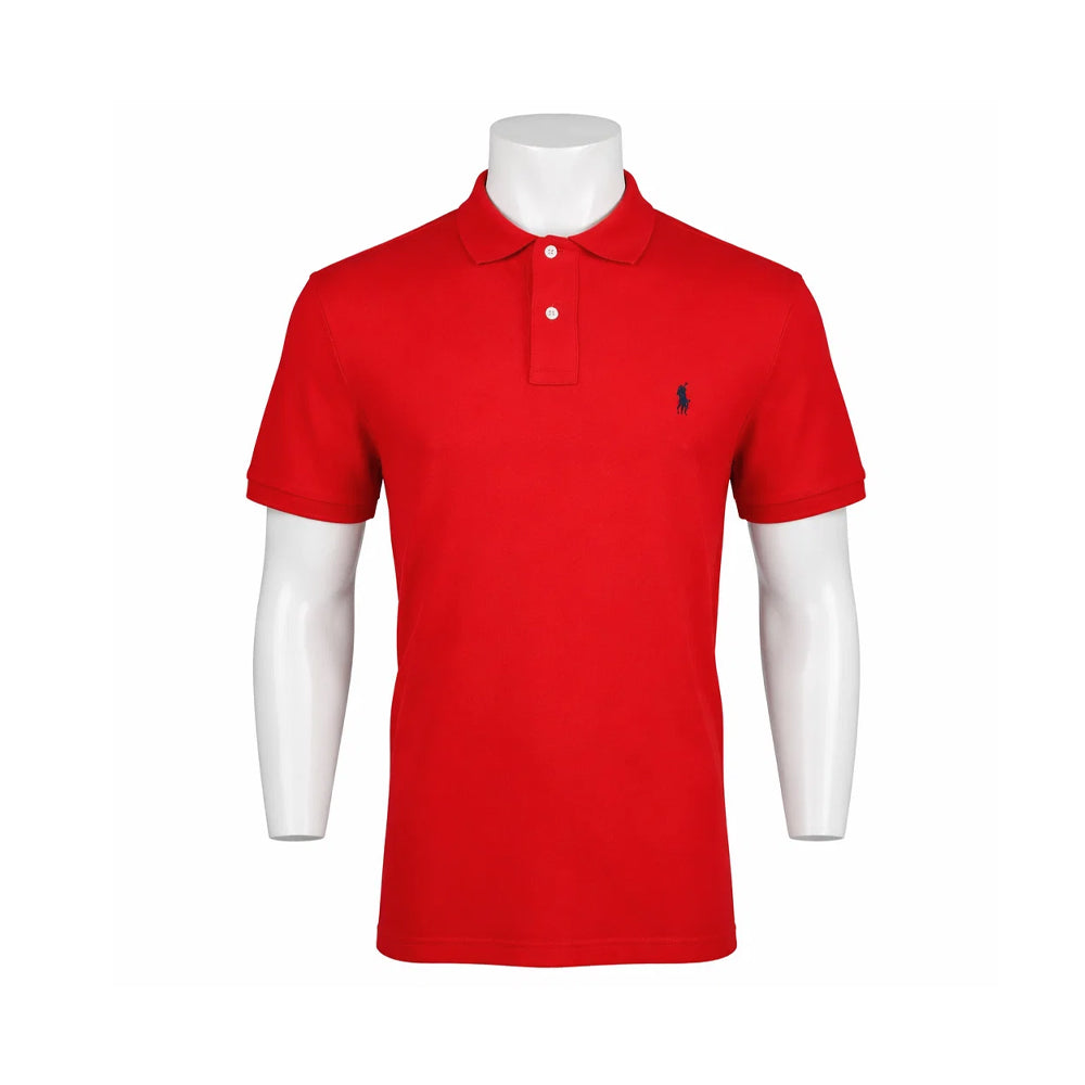 RL MEN S/S POLO SHIRT 997003 RED M (IR)