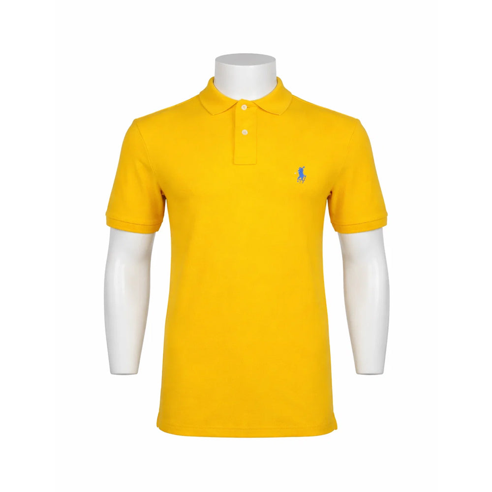 RL MEN S/S POLO SHIRT 656028 YLW S (IR)