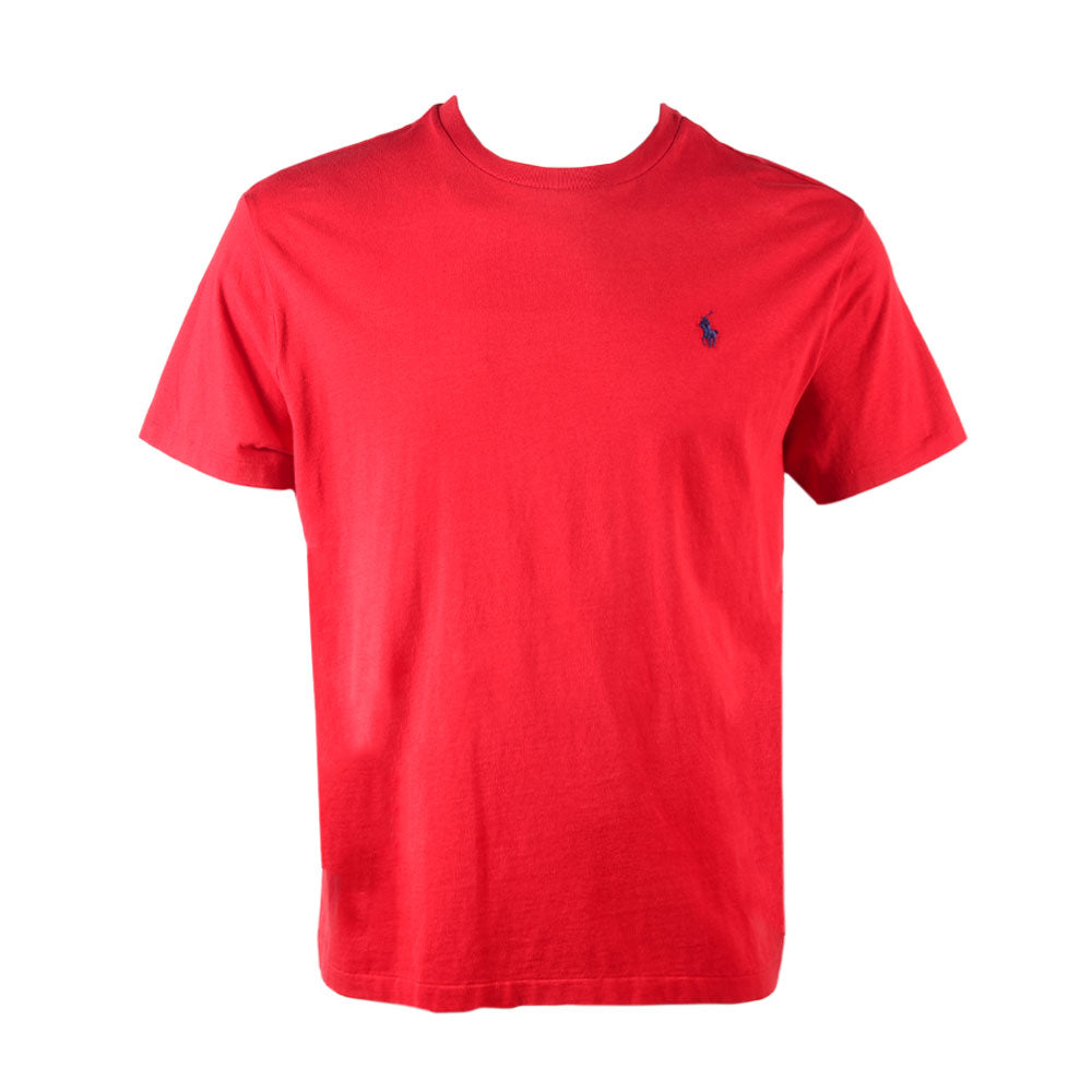RL MEN S/S R.NECK T.SHIRT 087001 RED L (IR)