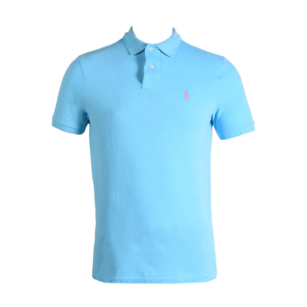 RL MEN S/S POLO SHIRT 656008 SKY L (IR)