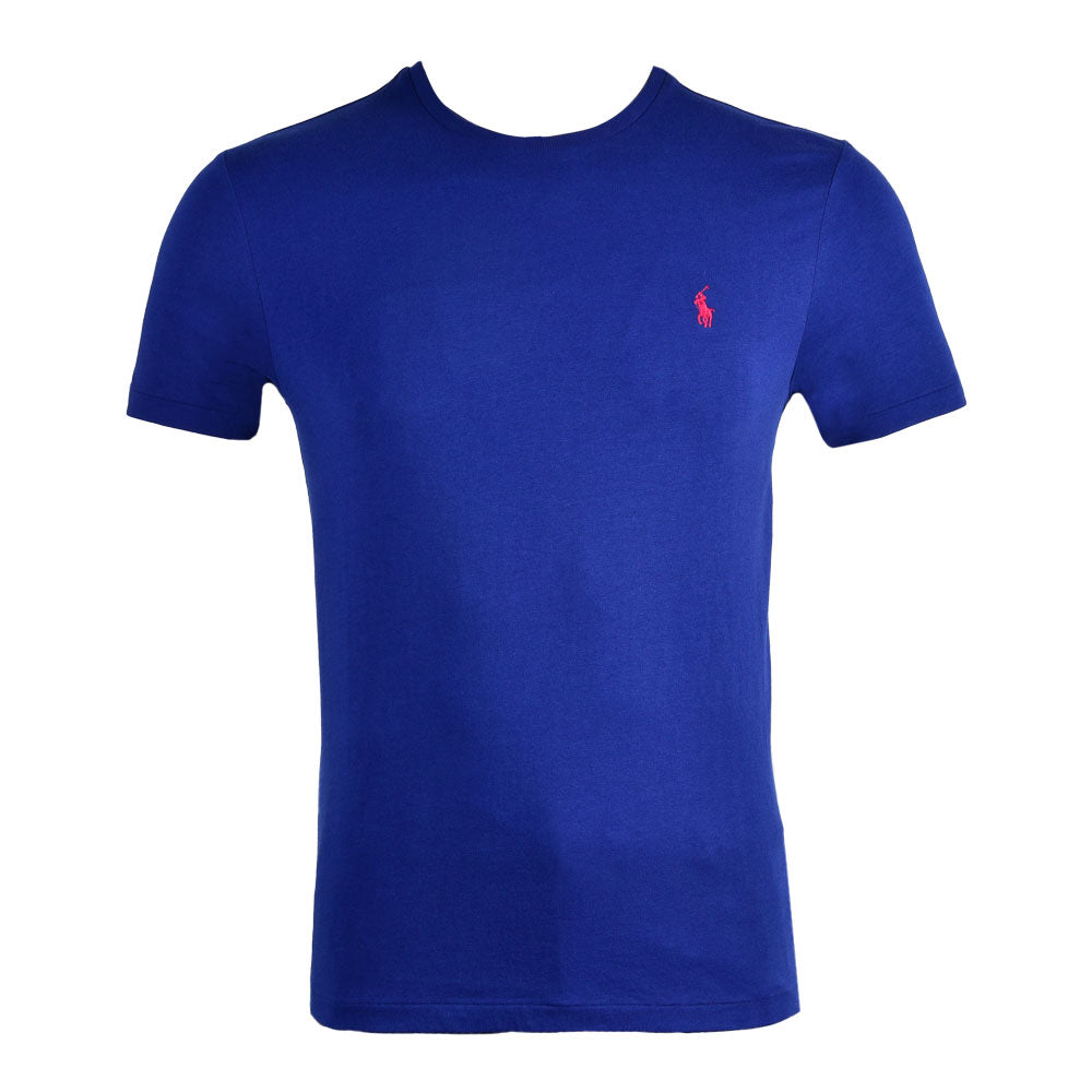 RL MEN S/S R.NECK T-SHIRT 748090 NVY M (IR.S)