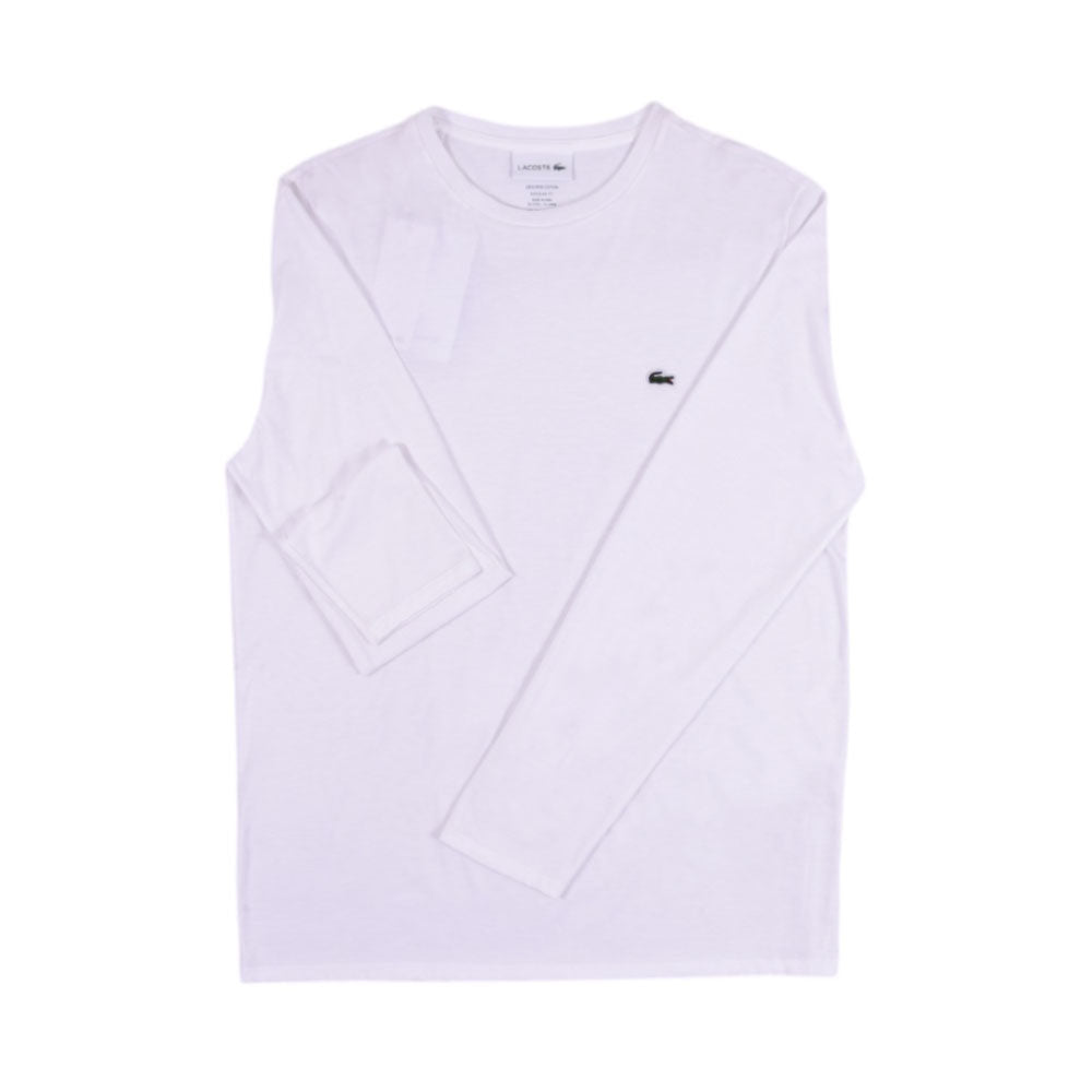 LAC MEN L/S R.NECK SHIRT YH 6712-001 WHT (IR W)