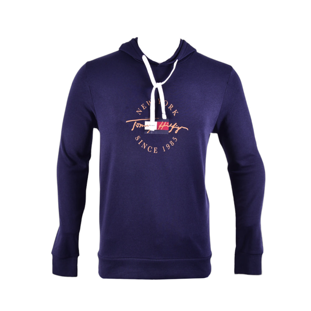 TH MEN L/S HOODIE 09T4356-410 NVY M (IR.W).