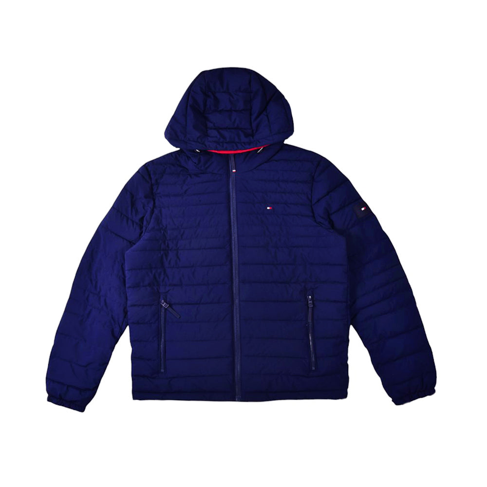 TH MEN L/S PUFFER JACKET 153SP619 NVY L (IR.W)