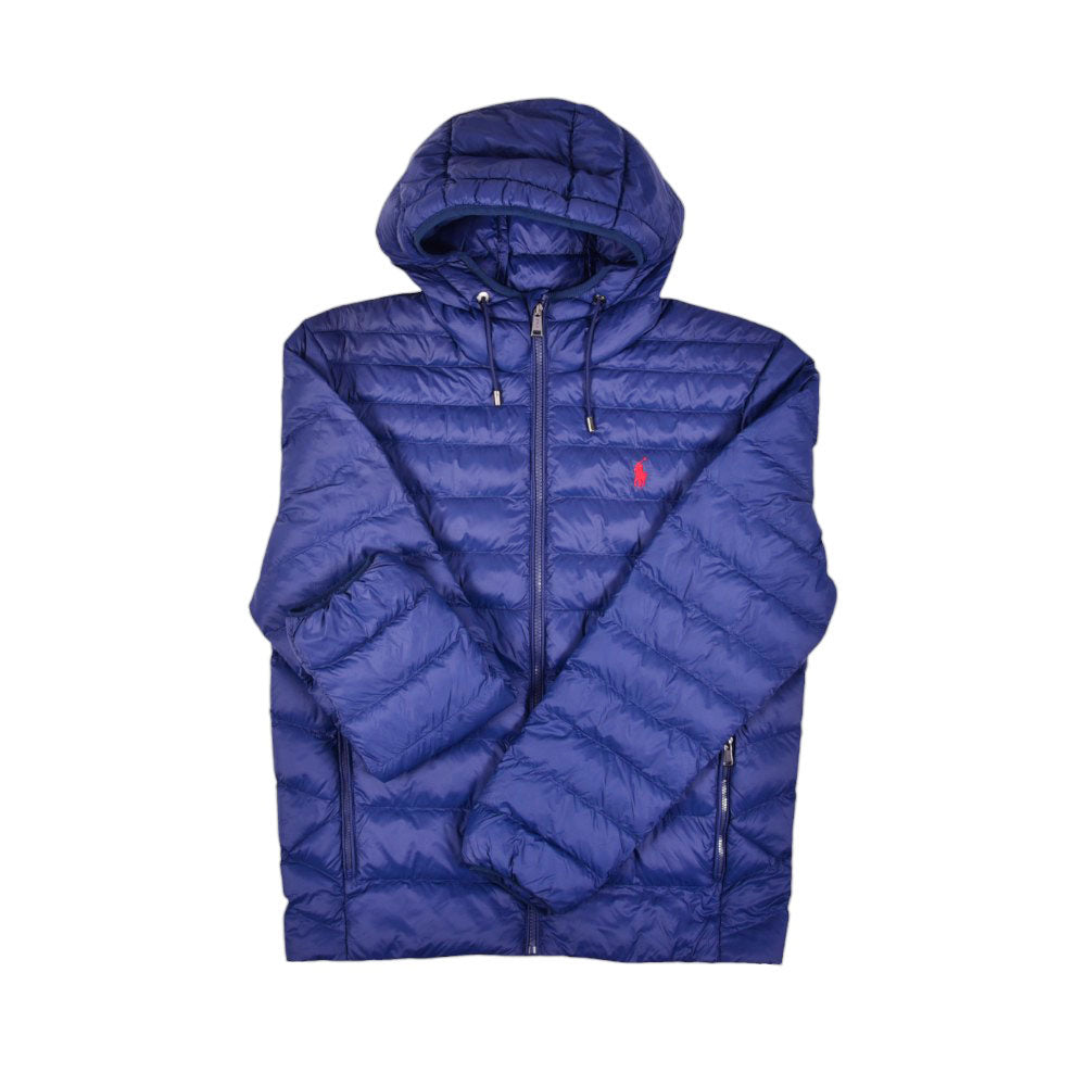 RL MEN L/S PUFFER JACKET 156012 BLU L (IR.W)