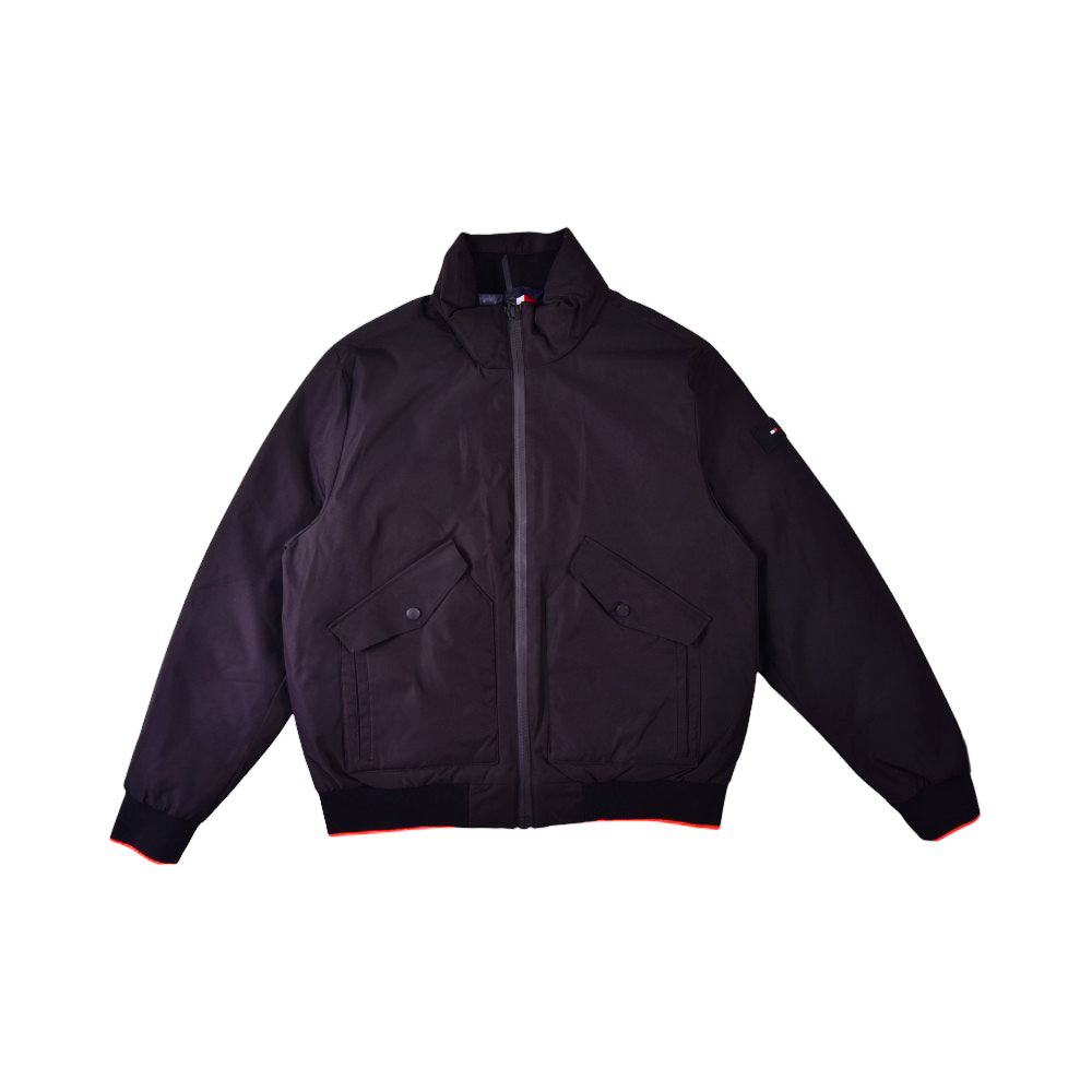 TH MEN L/S PUFFER JACKET 152AP755 BLK M  (IR.W)