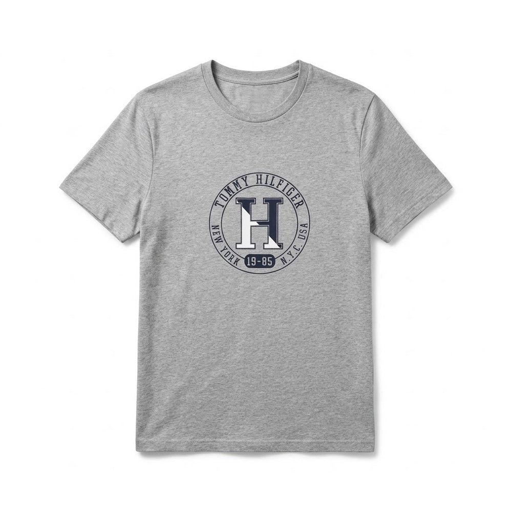 TH MEN S/S R.NECK T-SHIRT 09T4212-004 GRY M (IR.S)