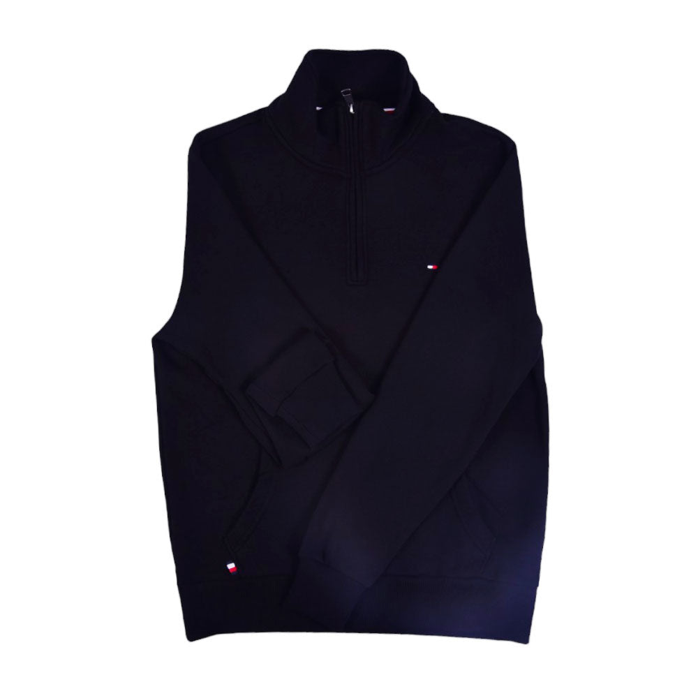 TH MEN L/S HALF ZIPPER 78J8233-001 BLK L (IR.W)