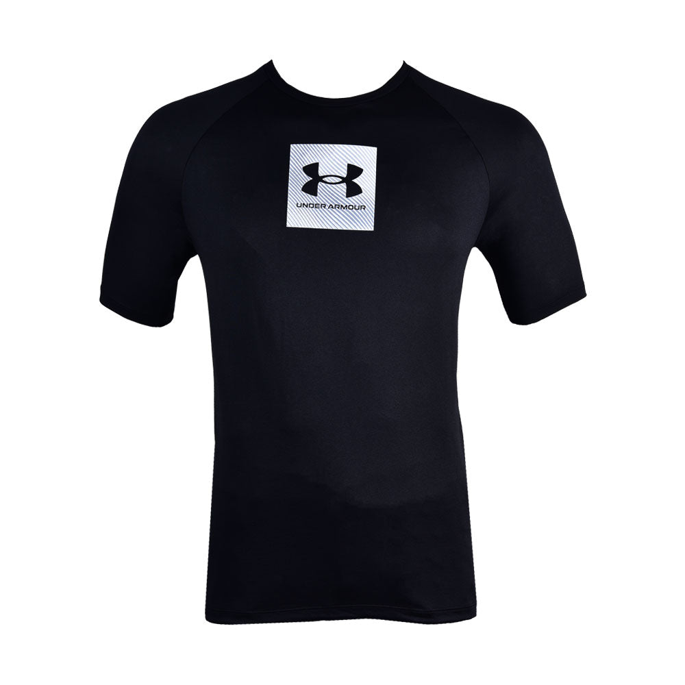 UA MEN S/S T.SHIRT 1380785-001 BLK L (IR.S)