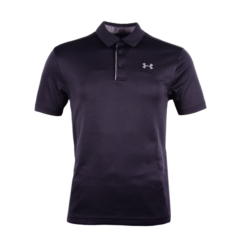 UA MEN S/S POLO SHIRT 1290140-001 BLK S (IR.S)