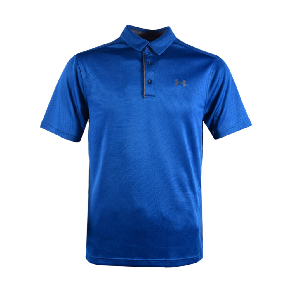 UA MEN S/S POLO SHIRT 1290140-426 R-BLU L (IR.S)