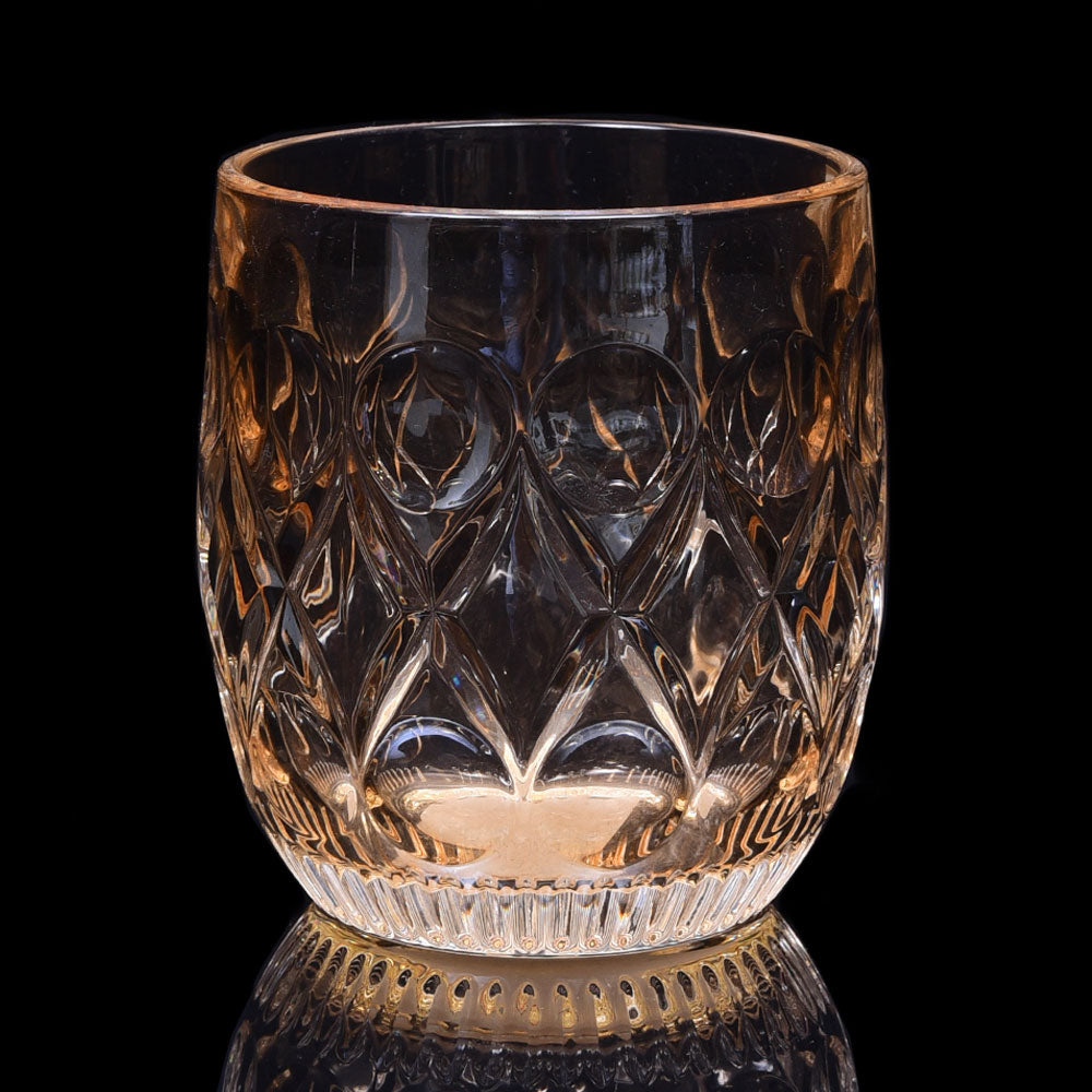 GLASS HONGLI IR AMBER L78111-A (Pack of 6)