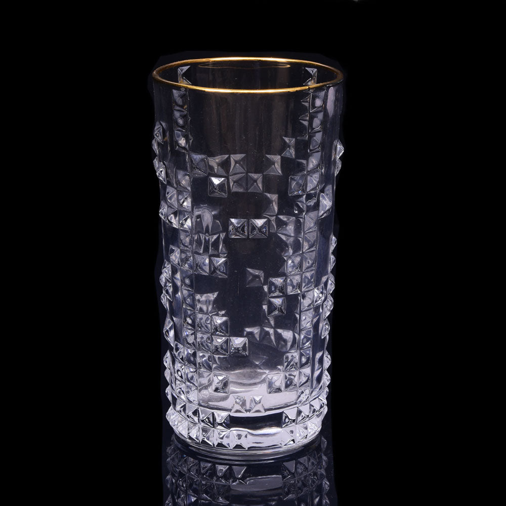 GLASS HONGLI IR GOLDEN G814TE (Pack of 6)