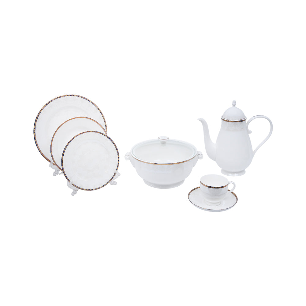 DINNER SET BONE CHINA 61PC YG20182FT