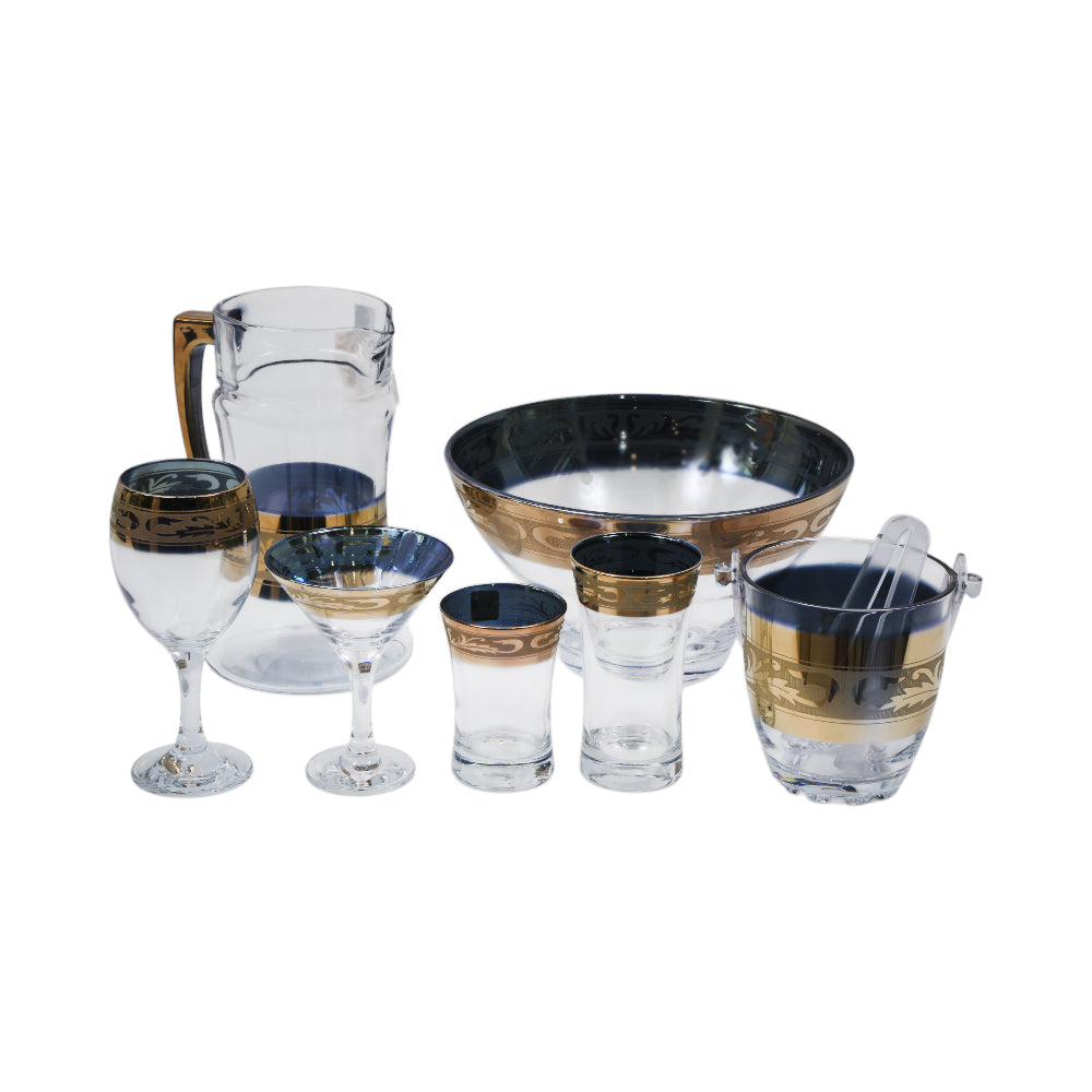PARTY SET PSB HAND CUT 28PC GOLDEN CH-HGC04