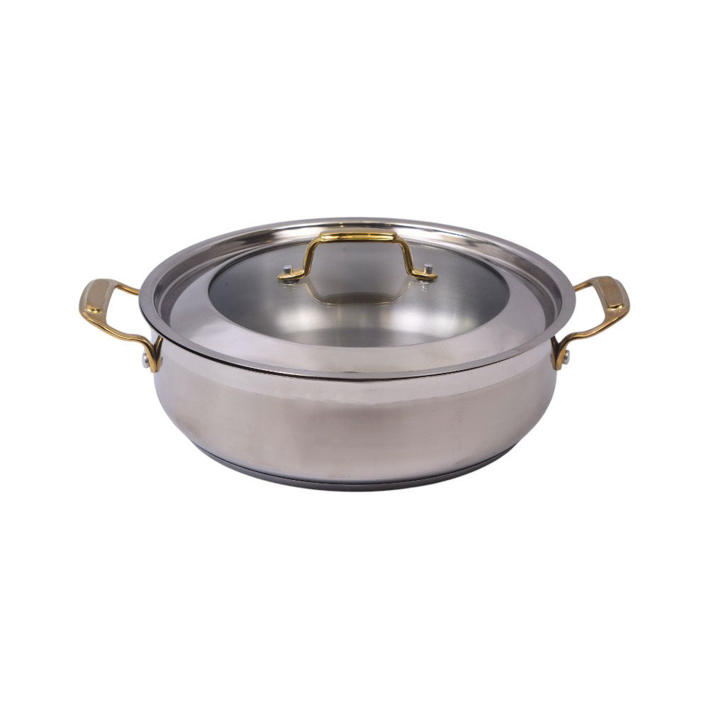 WOK AUTUMN BERGHOME 6.4 LTR GOLDEN HANDLE