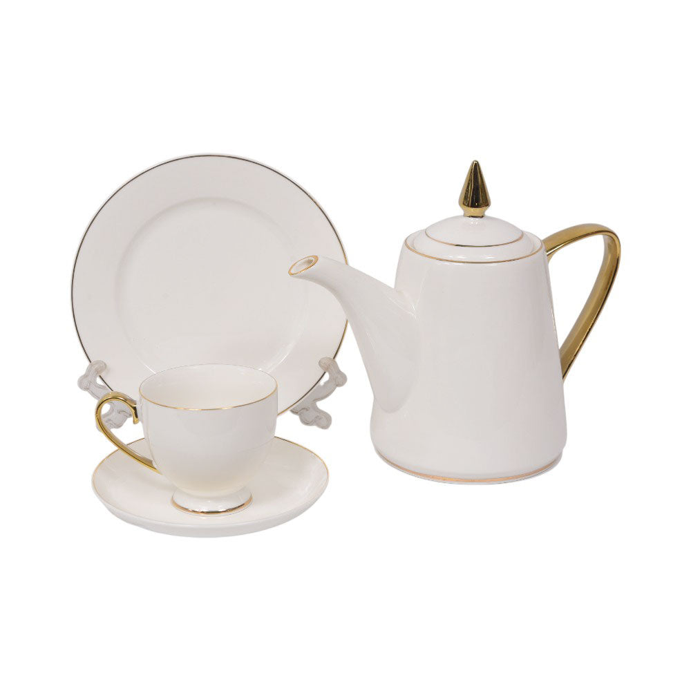 TEA SET 24PC BONE CHINA GGK JZT AT