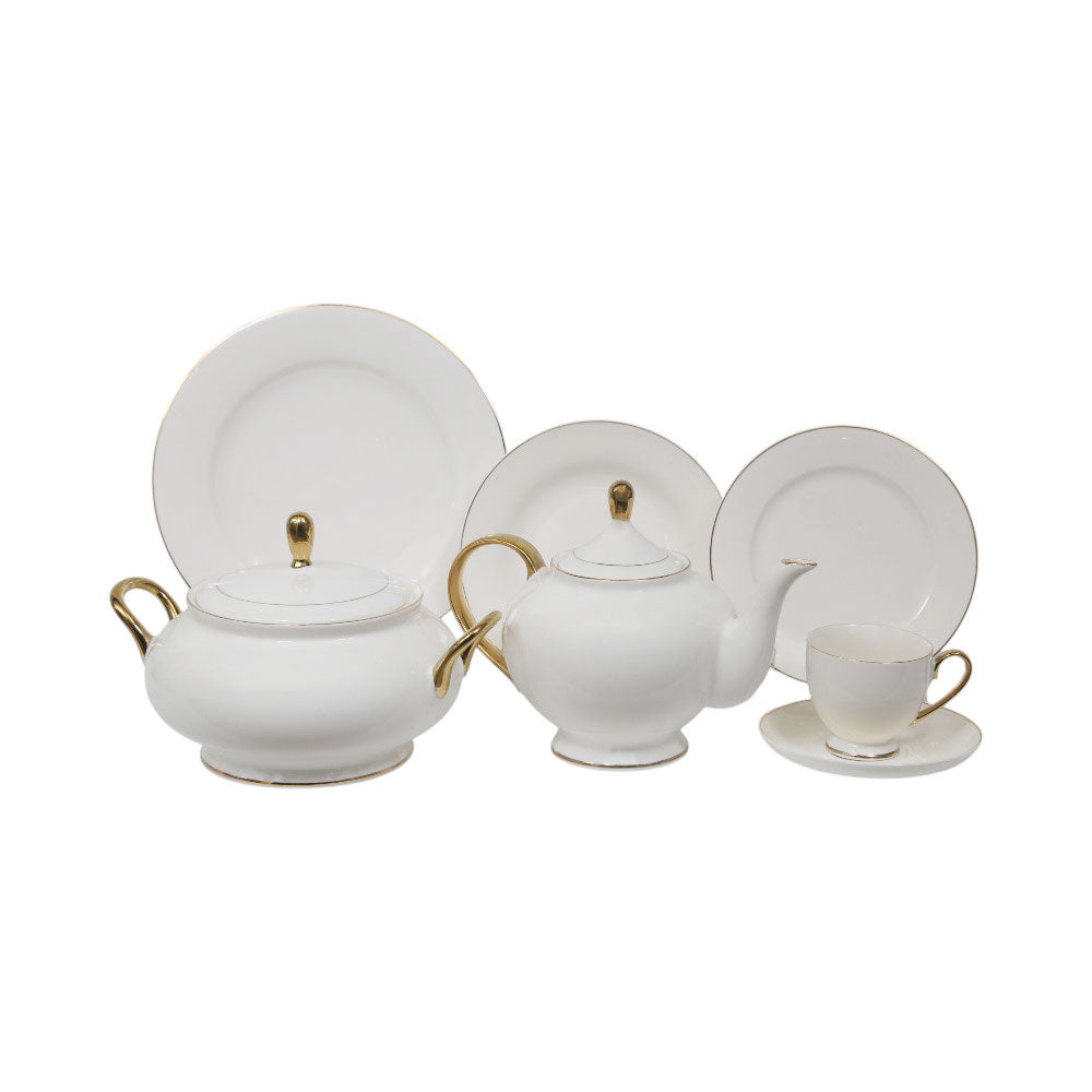 DINNER SET 61PC BONE CHINA GGK HY AT