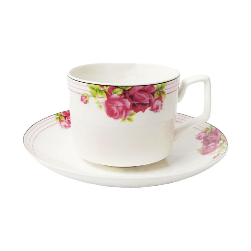 CUP & SAUCER BONE CHINA JC MHB5041 (Pack 6)