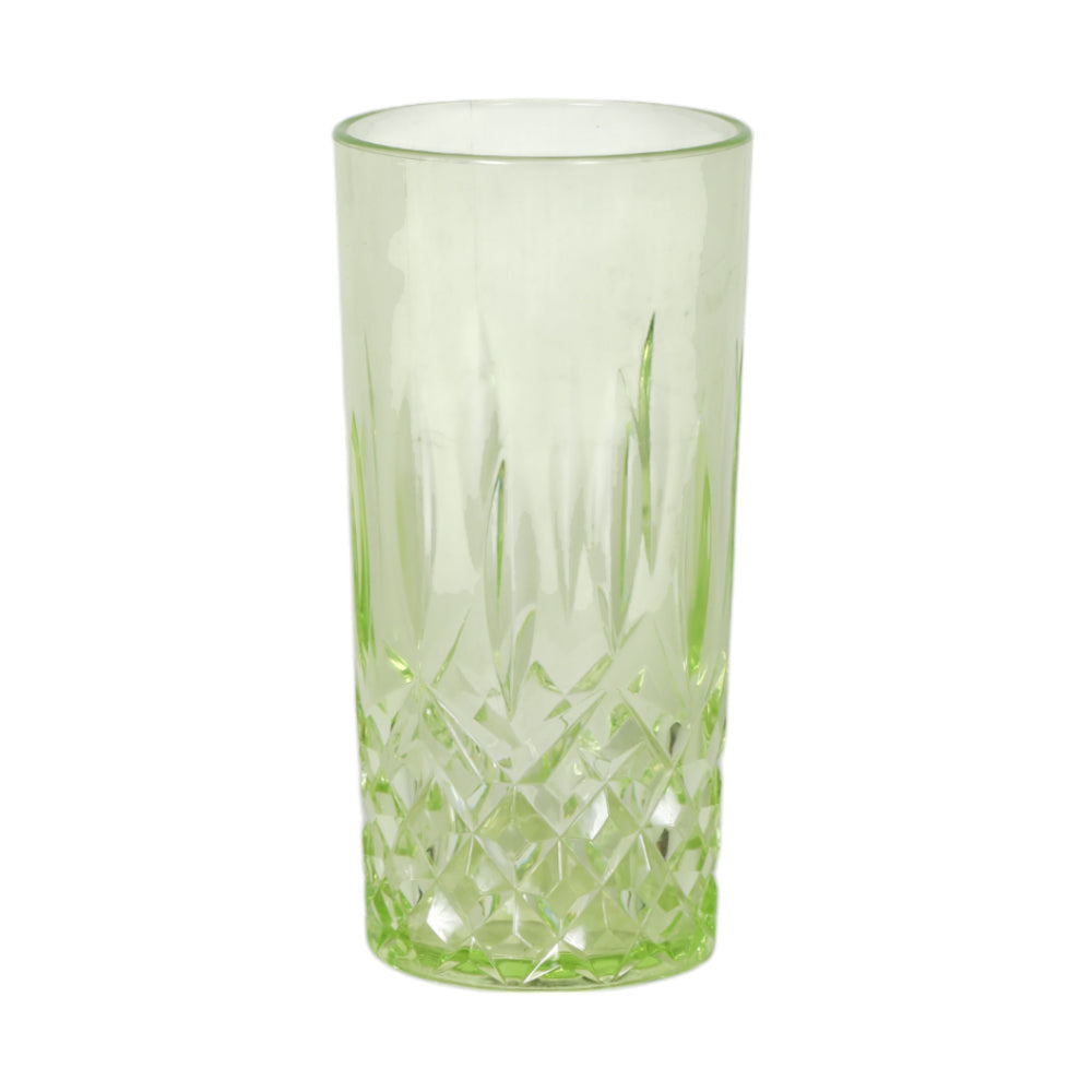 GLASS ACRYLIC DIAMOND CUT AC103-05 GREEN (Pack 6)