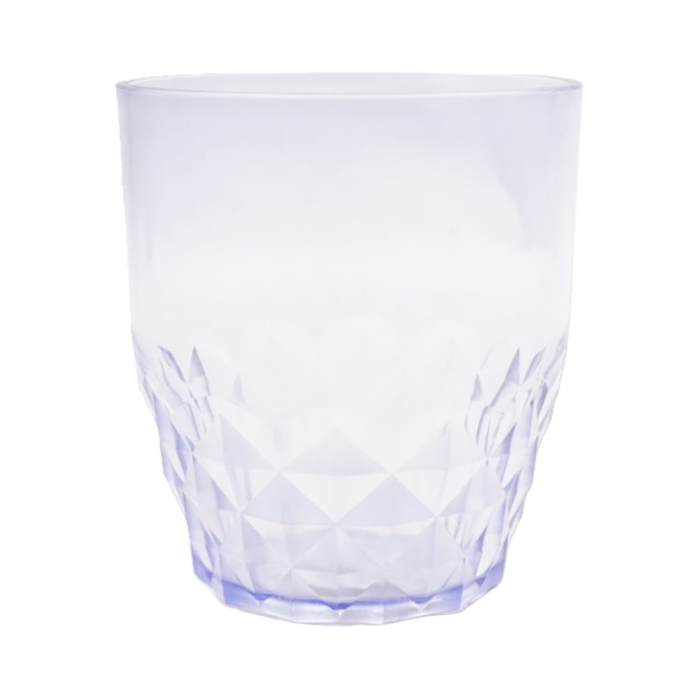 GLASS ACRYLIC FROSTED DIAMOND AC129 PURPLE