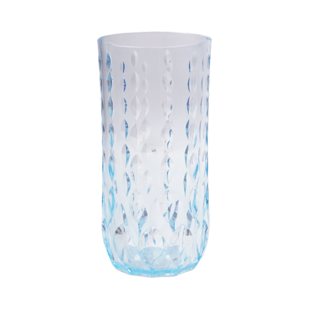 GLASS ACRYLIC WATER DROP CUT AC101-04 LIGHT BLUE (Pack 6)