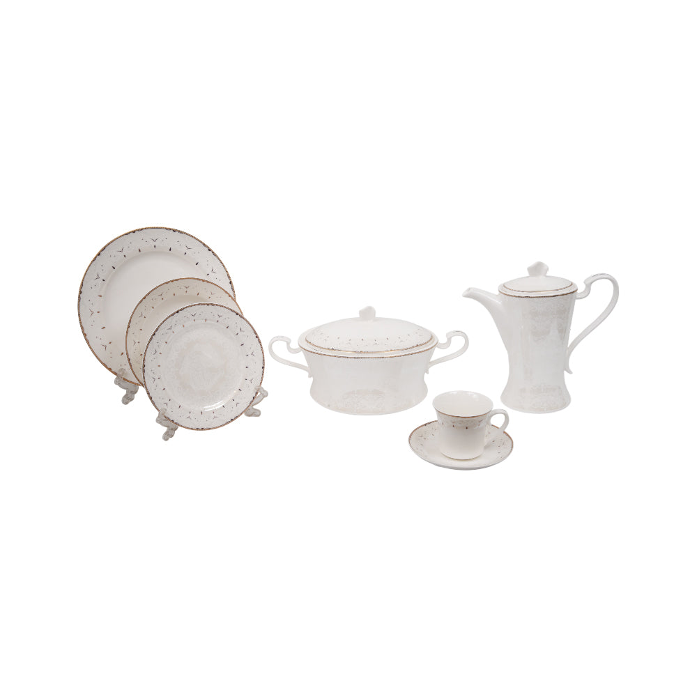 DINNER SET 61PC NEW BONE FQ 003