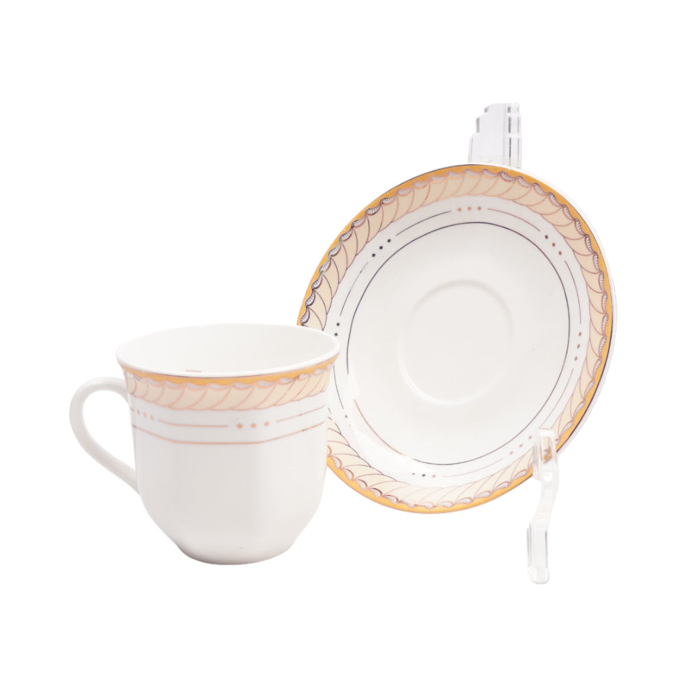 CUP & SAUCER BONE CHINA NBJ G02ATK (Pack 6)