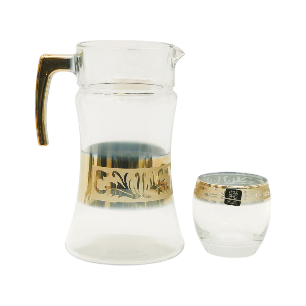 DECANDER SET 7PC PSB HAND CUT GOLD AZUR 97055-HGC04