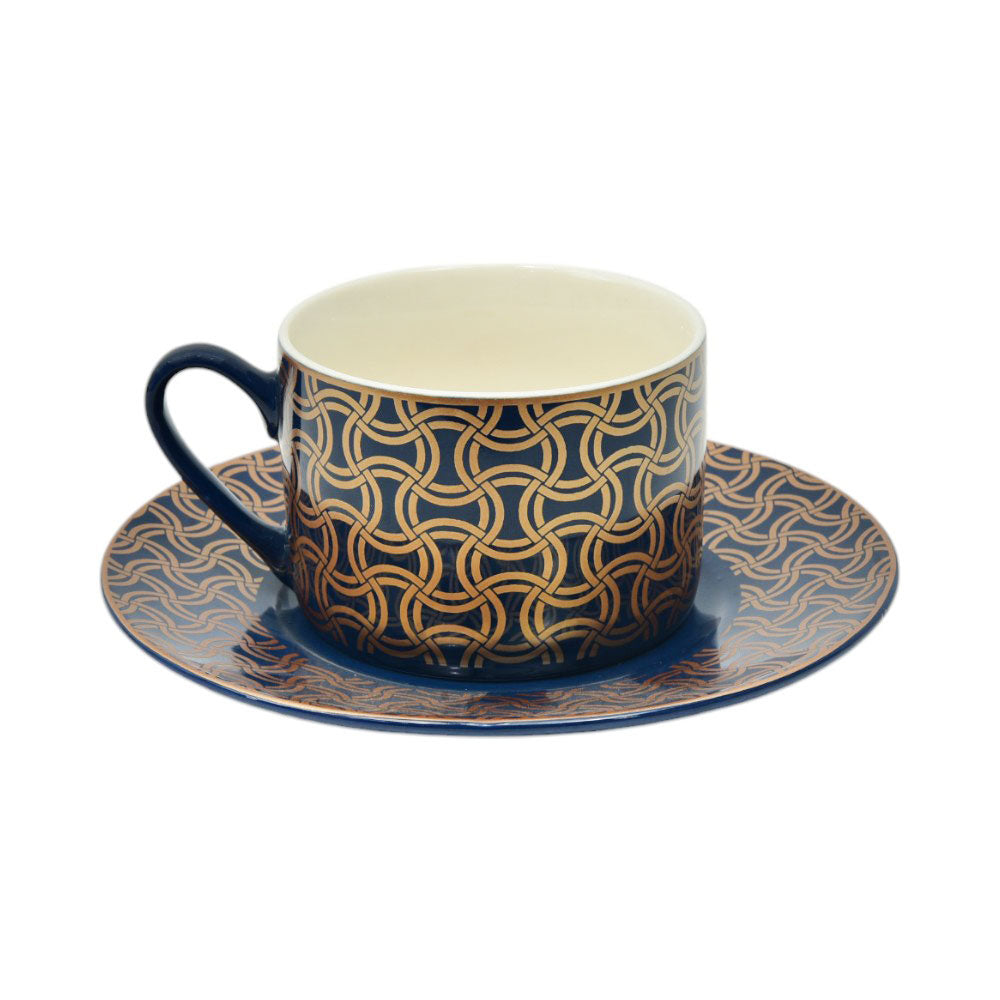 CUP N SAUCER BONE CHINA HOME & TABLE ML22BCS7 (Pack of 6)