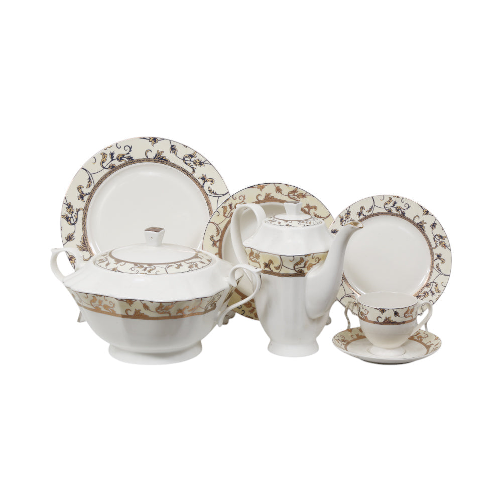 DINNER SET 85PC BONE CHINA YF01
