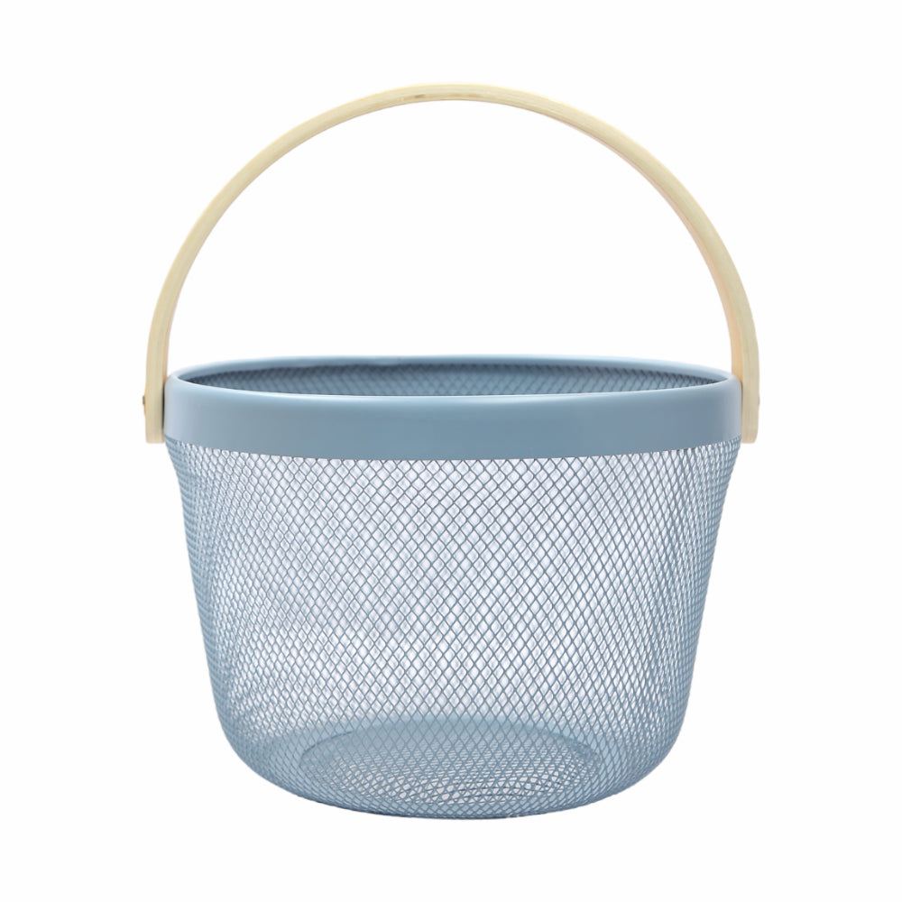 FRUIT BASKET ROUND GRAY IR C01