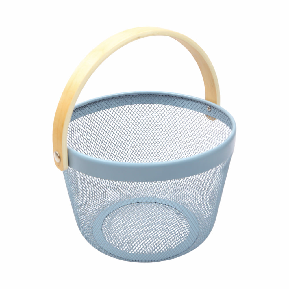 FRUIT BASKET ROUND GRAY IR C01