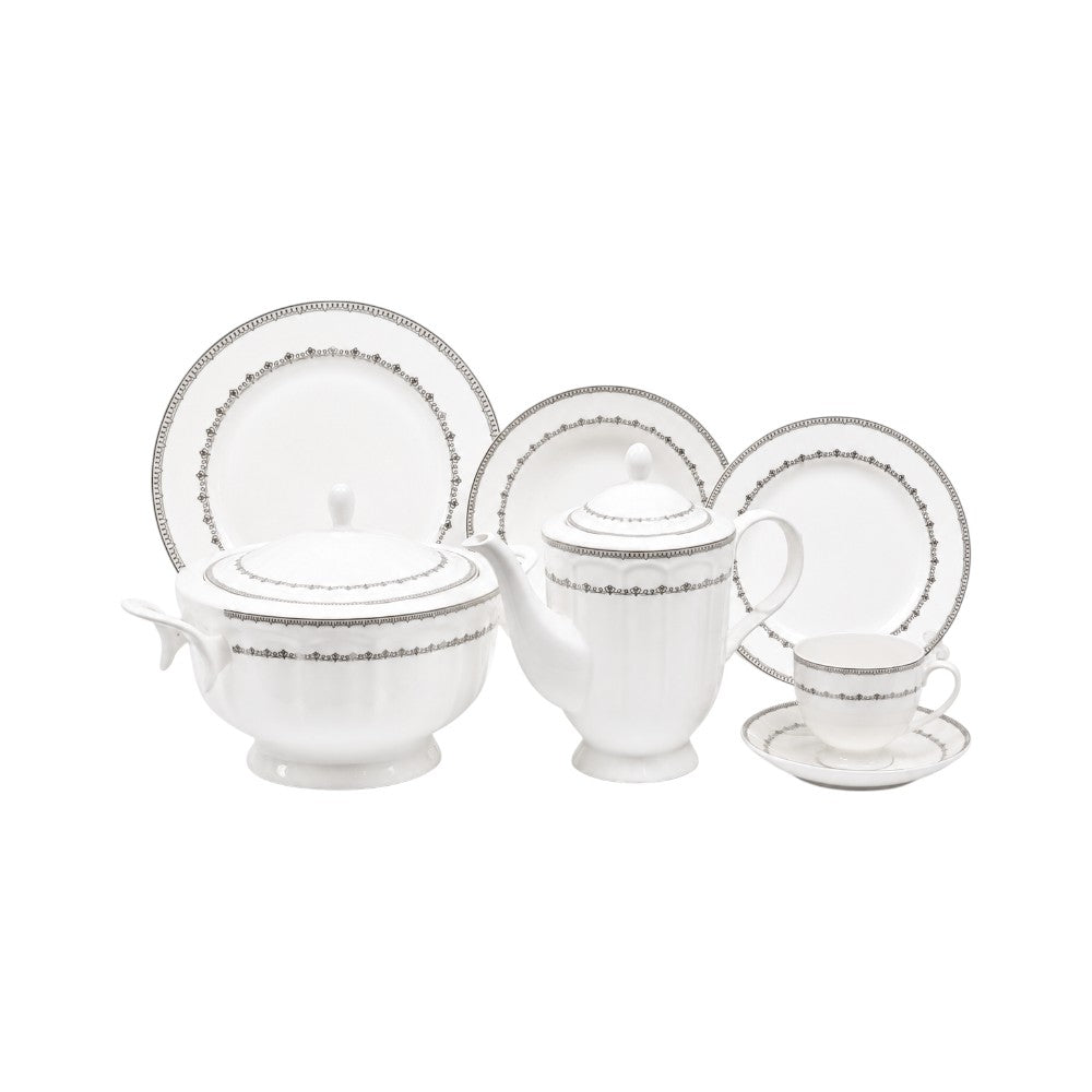 DINNER SET 61 PC BONE CHINA BJ-003 UC
