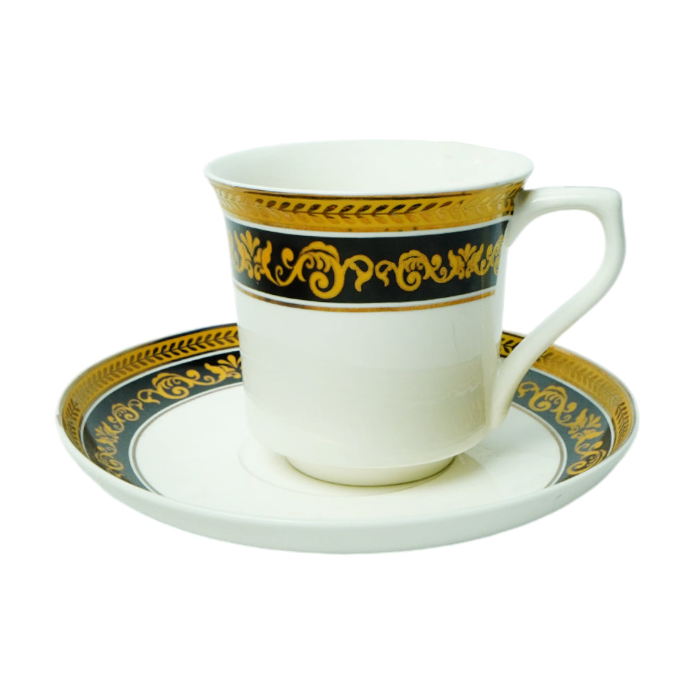 CUP & SAUCER BONE CHINA JOHN ADAMS C6 FT (Pack of 6)