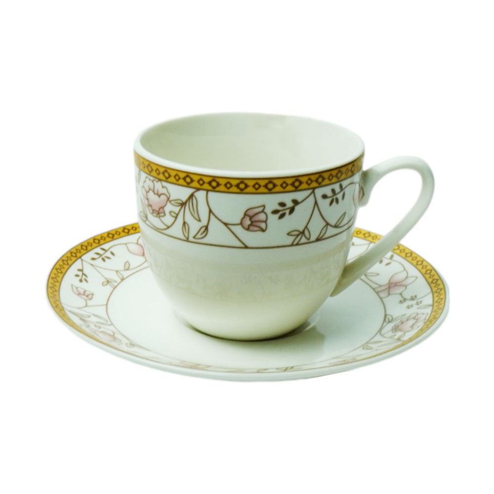 CUP & SAUCER BONE CHINA B05MT (Pack of 6)
