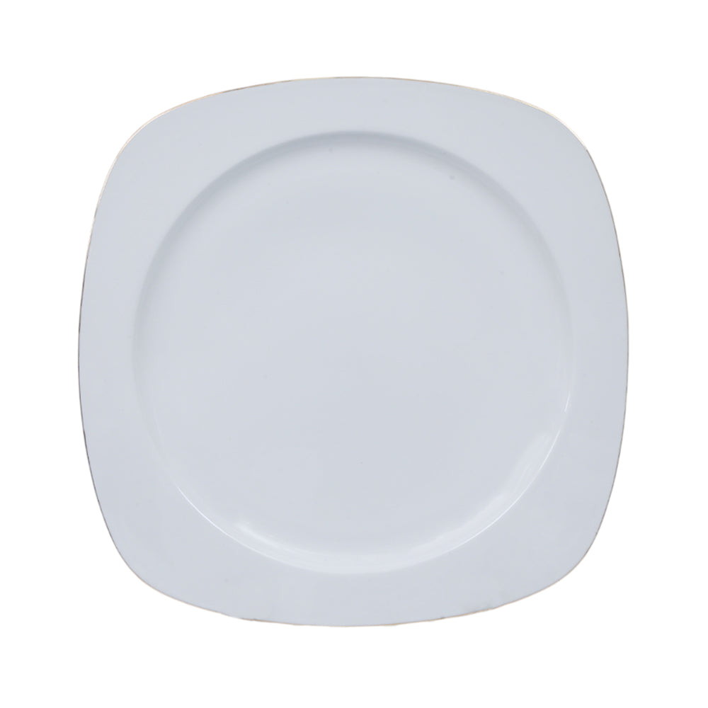 DISH WHITE PORCELAIN SQUARE 11.5INCH IR A