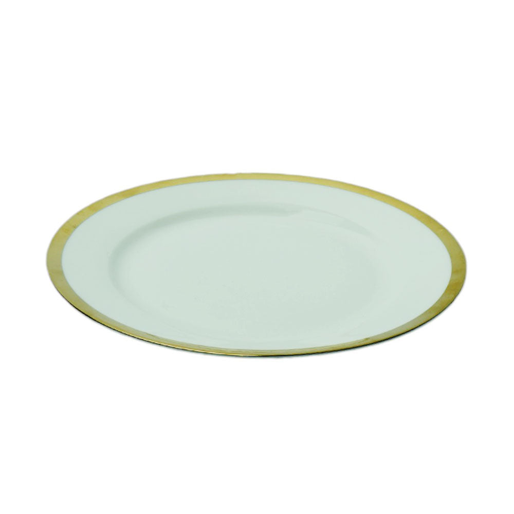 PLATE QUARTER WHITE PORCELAIN ELECTRO 8INCH IR DD