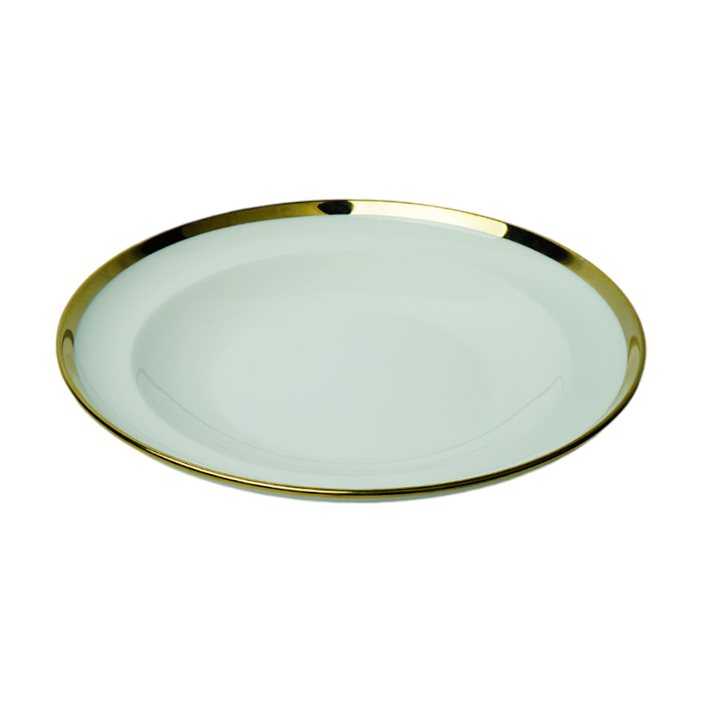 PLATE DEEP WHITE PORCELAIN ELECTRO 8.75INCH IR DD