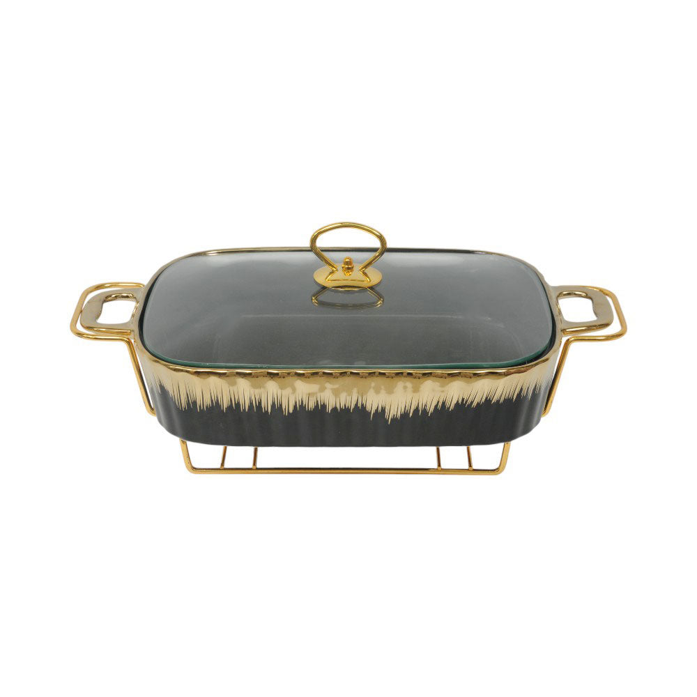 DONGA PORCELAIN SQUARE 15INCH BLACK