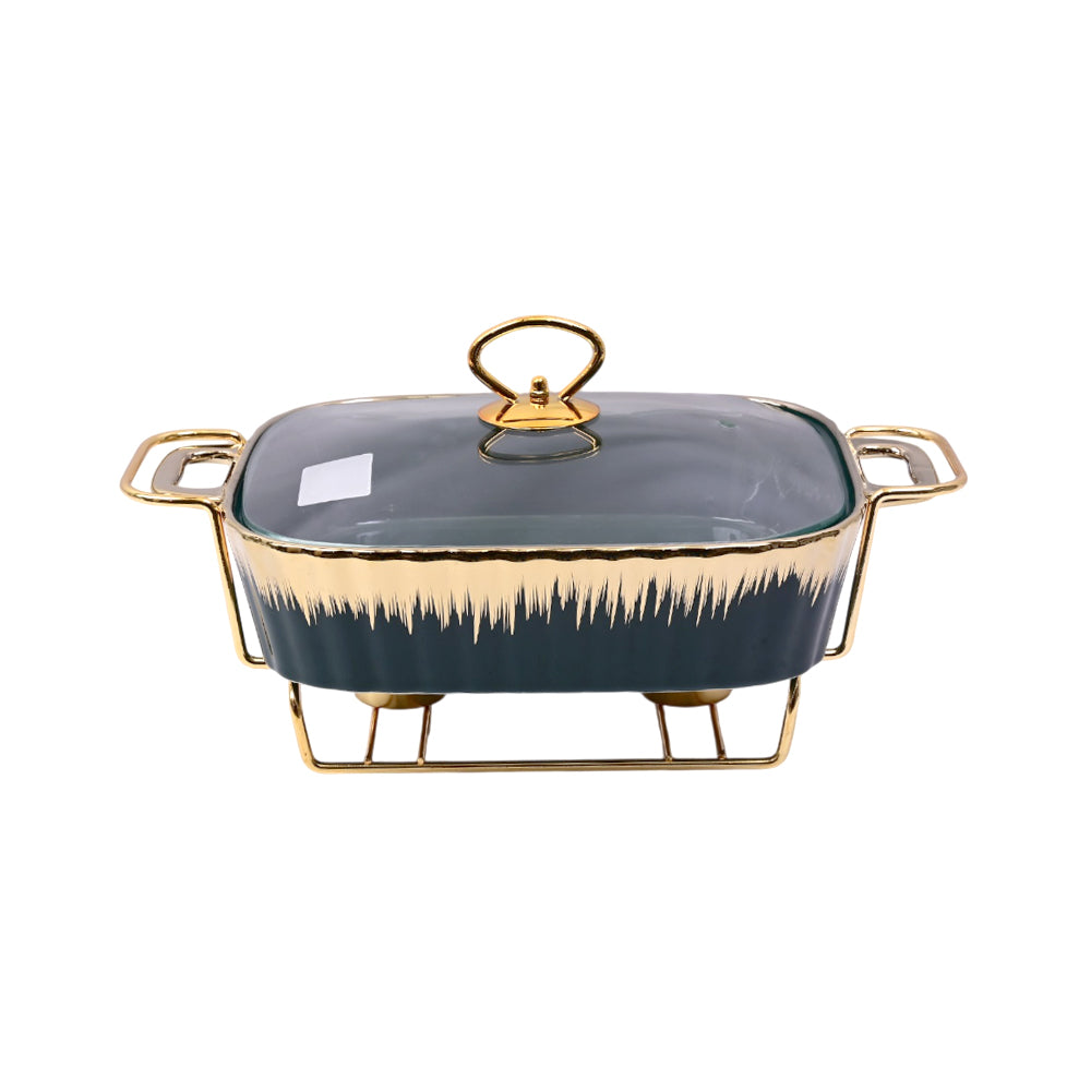 DONGA PORCELAIN SQUARE 13INCH GREEN
