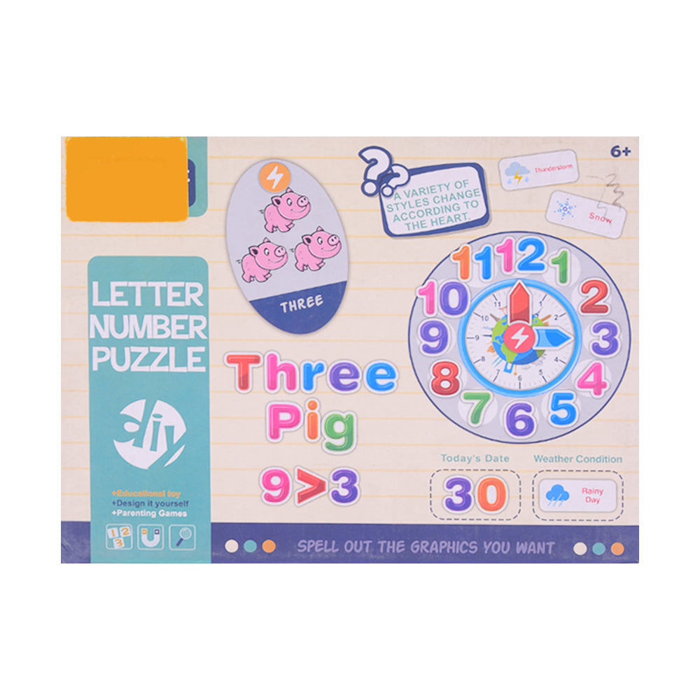 A8947 LETTER NUMBERS PUZZLE Z.B