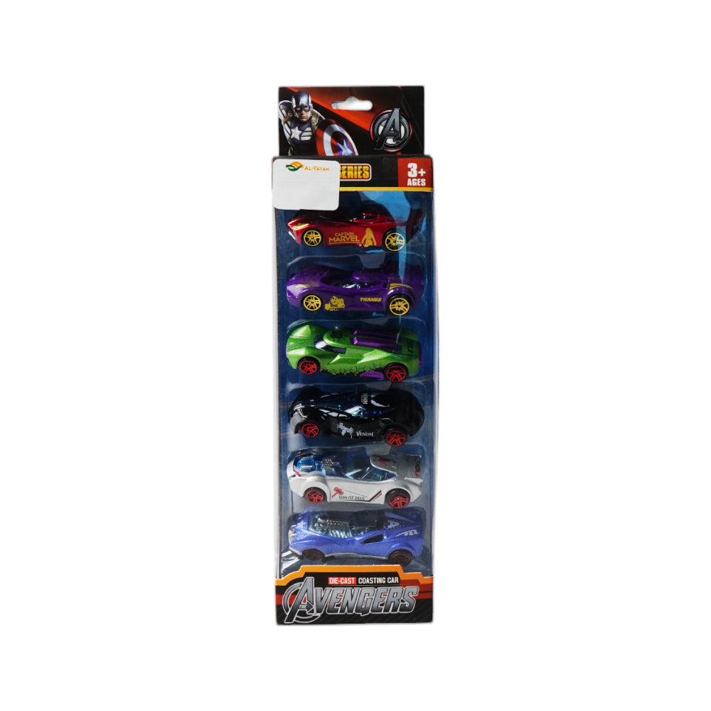 054-2 AVENGERS DIE CAST DINKEY 6PC SET A.I