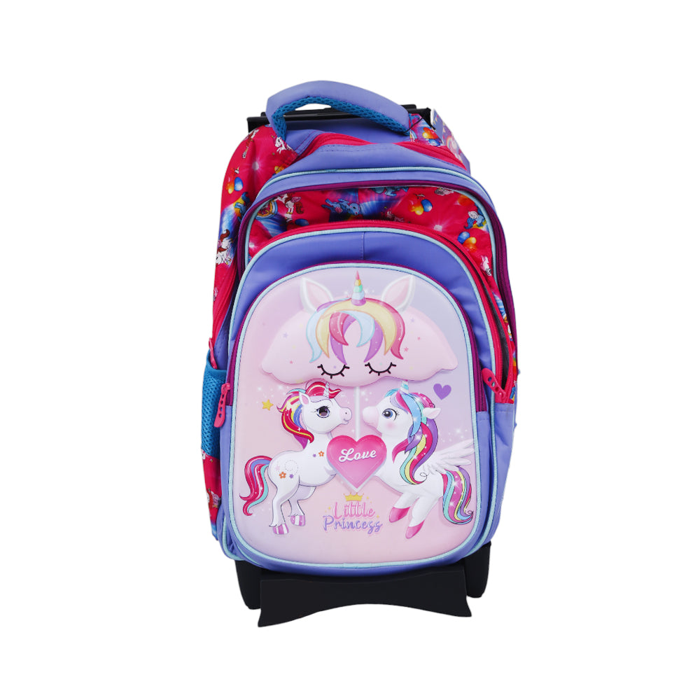 7802 School Trolley Bag 17 Inch Asst A.m