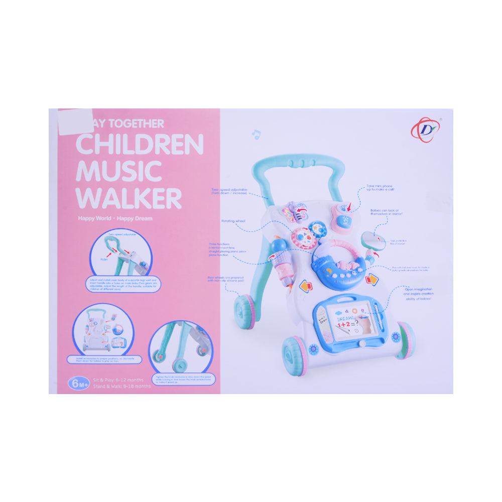 696-R16 KIDS MUSICAL ACTIVITY WALKER IR