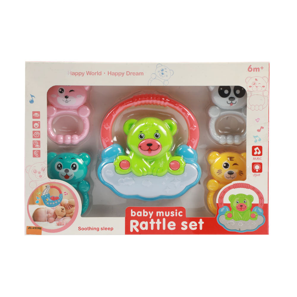 696-R33 BABY RATTLE SET 5PC IR