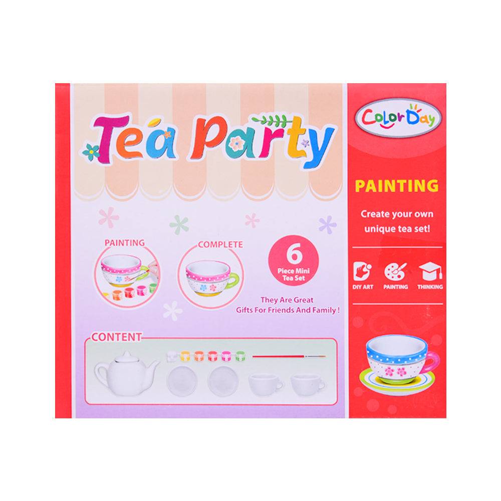 8160 COLOR DAY PAINTING TEA SET A.I